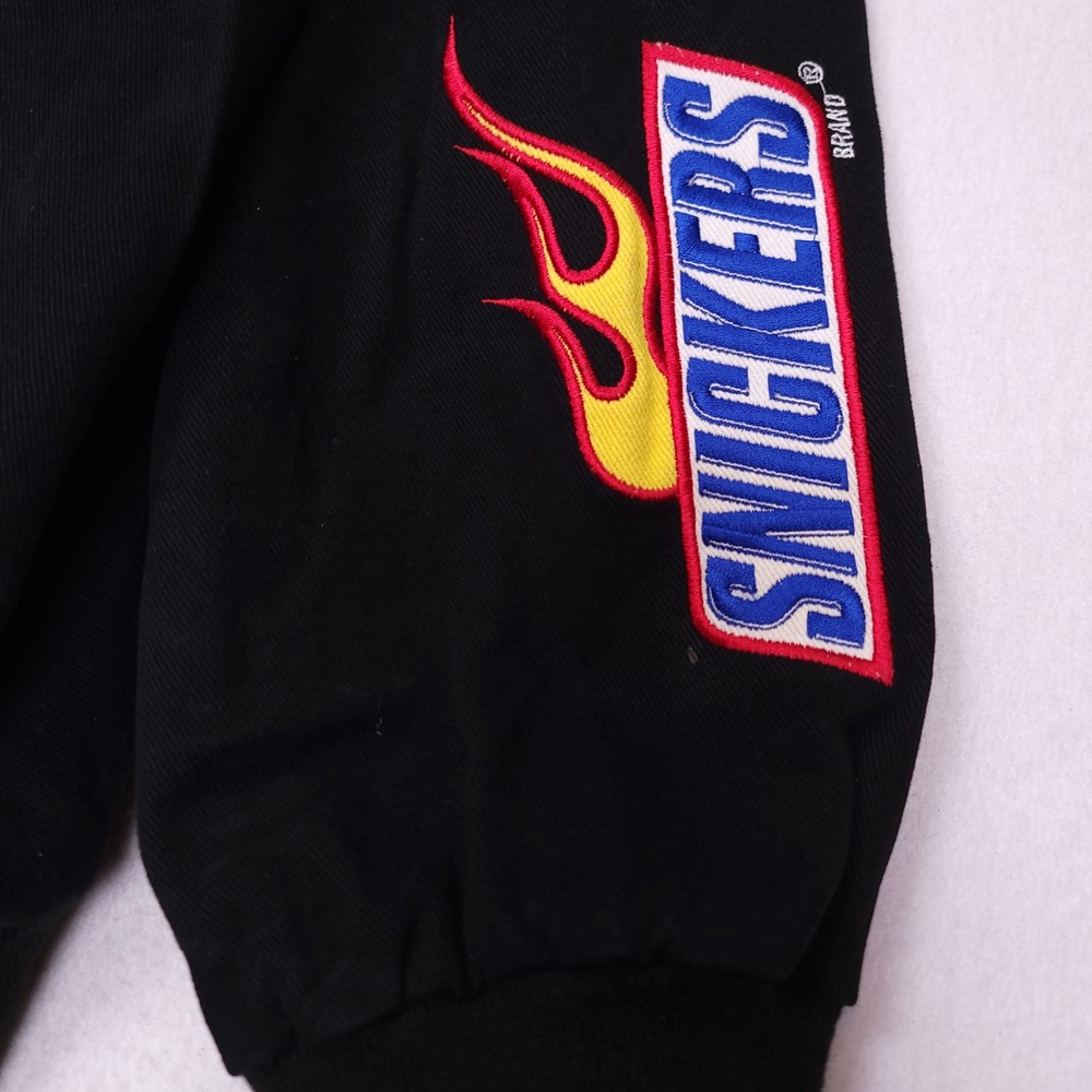 Snickers Ricky Rudd NASCAR Racing Jacket Jeff Hamilton JH Designs Black Mens 4XL - Picture 12 of 12